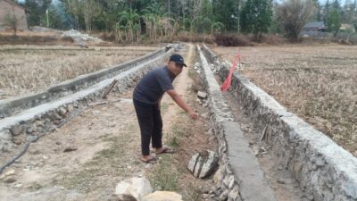Dulu Terkikis, Terwujud Sudah Drainase Dusun 06 Di Pekon Sukoharjo III Barat 
