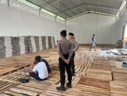 Polres Pringsewu Amankan Kedatangan Logistik Pemilu