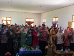 Danramil 1509/01 Bacan Timur Tengah Halsel, Hadiri Program Grebek Stunting di Desa Bibinoi