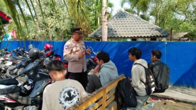 Sat Binmas Polres Pringsewu Edukasi Partisipasi Masyarakat untuk Sukseskan Pemilu Damai