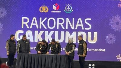 Kapolri dan Panglima TNI Tandatangani Komitmen Netralitas Dalam Pemilu
