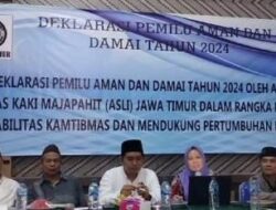 Usaha Alas Kaki Tergabung ASLI Majapahit Jawa Timur Gelar Deklarasi Pemilu Danai