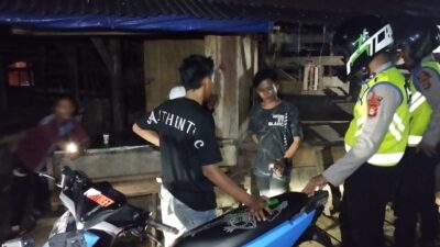 Personil Satuan Samapta Polres PALI Aktif Patroli