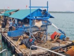 Sat Polairud Polres Bangka Barat Tetapkan 3 Tersangka Pelaku Tambang Ilegal Perairan Belo laut