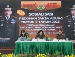Kejati Sulsel dan Jajarannya Ikuti Giat Proyek Perubahan Sosialisasi Pedoman Jaksa Agung Nomor 7 Tahun 2023