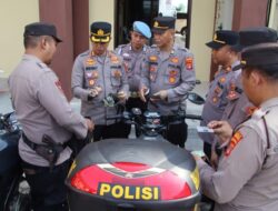Polres Pringsewu Cek Sarpras Bhabinkamtibmas