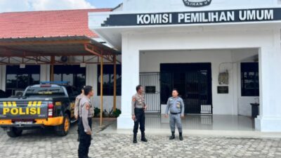 Amankan Gudang KPU, Polres Pringsewu Terjunkan Personel 