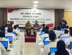Ciptakan Adyhaksa Muda Tangguh, Kejati Sumsel Buka dan Pantau Pelaksanaan Ujian CPNS Kejaksaan 2023 