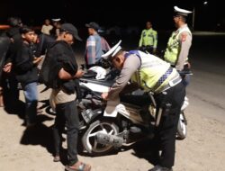 Razia Malam, Puluhan Unit Sepeda Motor Diamankan