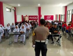 Polres Pringsewu dan Jasa Raharja Sosialisasi Keselamatan Berkendara