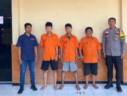 Polsek Pringsewu Kota Ungkap Kasus Pencurian Kendaraan Bermotor, Tiga Pelaku Ditangkap