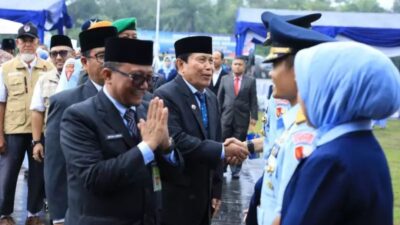 Sekda Siak Arfan Usman Hadiri Sertijab Komandan Lanud Roesmin Nurjadin