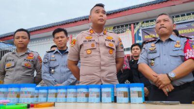 Polsek Mentok Lakukan Pemeriksaan Kamar Tahanan LP Kelas II Mentok