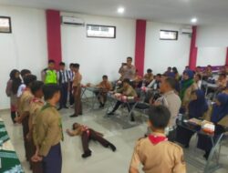 Kasatlantas Polres Pringsewu Pimpin Pelatihan Keterampilan Lalu Lintas untuk Pelajar Pringsewu
