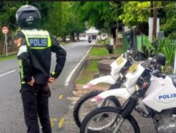 Sat Lantas Polres Bangka Barat Giat Patroli Roda Dua