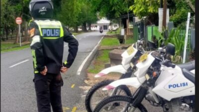 Sat Lantas Polres Bangka Barat Giat Patroli Roda Dua