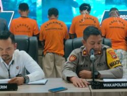 Wakapolres Bangka Barat Pimpin Konferensi Pers