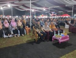 Babinsa Amankan Pagelaran Wayang Kulit Semalam Suntuk Di Simo