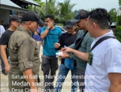 Satu Bandar dan Empat Pengedar Diciduk Satres Narkoba Polrestabes Medan
