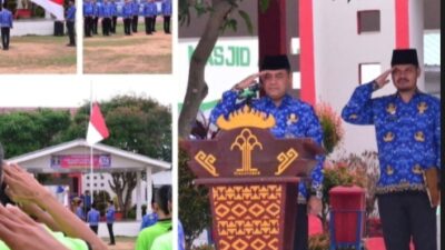 Kepala Lapas Gunung Sugih Pimpin Upacara Peringatan Hari Ulang Tahun Korps 