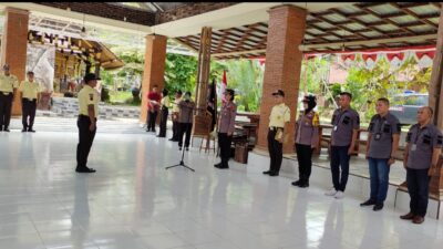 Diklat Satpam Gada Pratama Angkatan 11 Tahun 2023 Polres Pekalongan Dibuka, 37 Siswa Ikut Ambil Bagian
