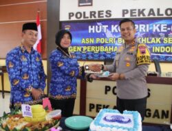 Peringati HUT Korpri ke-52, Polres Pekalongan Gelar Tasyakuran Secara Sederhana