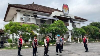 Polda Bali Tingkatkan dan Perketat Pengamanan Kantor KPU