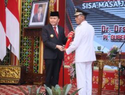 Kapolres OKI, AKBP Diliyanto Hadiri Pj. Gubernur Sumsel Melantik H. M. Dja’far Shodiq Sebagai Bupati OKI