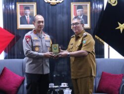 Pj. Bupati Muaraenim Audiensi Ke Polda Sumsel Membahas Kamtibmas Jelang Pemilu 2024.