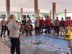 Polres Wonogiri Gelar TFG Jelang Konser Musik Sosialisasi Kepemiluan KPU Wonogiri