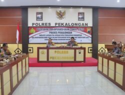 Jelang Operasi Lilin Candi 2023, Polres Pekalongan Gelar Latihan Pra Operasi