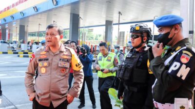 Amankan Mudik Nataru, Kapolda Jateng Cek Kesiapan Pos Terpadu Tol Kalikangkung