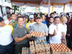 Cek Stabilitas Dan Ketersediaan Sembako, Pangdam II/Swj Dan PJ Gubernur Sumsel Sidak Pasar
