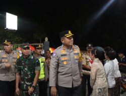 Jelang Puncak Natal 2023, Kapolres Wonogiri Cek Pengamanan Di Gereja