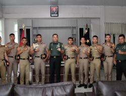 Silaturahmi Taruna Akademi Militer di Korem 044/Gapo, Pesan Danrem “Taruna harus saling asah asih dan asuh”
