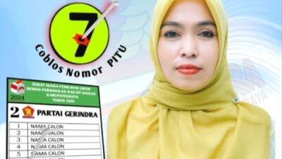 NURYATI Caleg DPRD Pringsewu Coblos No 07 (Partai Gerindra) Mari Sukseskan Pemilu 2024 dengan Aman dan Damai