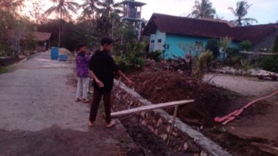 Dana Desa Tahap III Pekon Tanjung Anom Alokasikan Bagun Drainase 184 Meter di Dusun IV Diapresiasi Warga