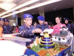Beserta Jajarannya, Kapolda Sumsel Hadiri Acara Syukuran HUT Polairud Ke-73