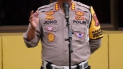 Dirlantas Polda Bengkulu Kombes, Pol. H. Joko Suprayitno Pimpin Apel OMB