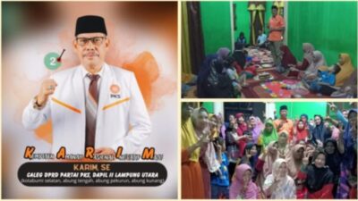 Karim SE.,Caleq Fraksi Partai PKS Dapil 2 Bersilaturahmi Mohon Dukungan dari Warga Masyarat