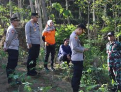 Proses Pencarian Korban Longsor, Kapolres Wonogiri Terjun Ke Lokasi Peristiwa