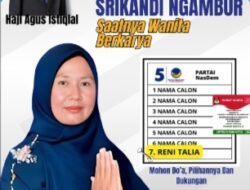 Tokoh Muda Srikandi Asal Pekon Negri Ratu RENI TALIA Maju Calon Legislatif dari “Partai Nasdem”