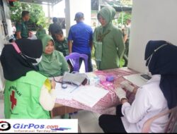 Peringati Hari Juang TNI AD Ke-78, Kodim 0426 Tulang Bawang Gelar Donor Darah
