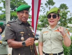 Fitriana Alias Pingki Caleg DPRD Provinsi Sumsel, Dapil Sumsel 1 Dari Partai PBB Hadiri Upacara Hari Juang TNI AD Ke-78