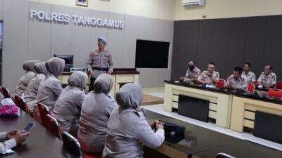 Aparatur Sipil Negara Polres Tanggamus Ikuti Sosialisasi Netralitas Pemilu