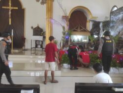Jelang Perayaan Natal, Gereja di Pringsewu di Sterilisasi Polisi