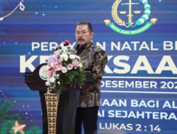 Jaksa Agung ST Burhanuddin: Spirit Natal Mewujudkan Penegakan Hukum Humanis yang Dilandasi Kasih Sayang