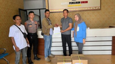 Polres Pringsewu Amankan Kedatangan Ribuan Alat Bantu Tuna Netra