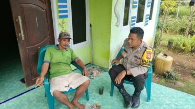 Bhabinkamtibmas Polsek Kerkap Sambang Warga Binaan