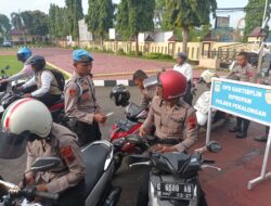 Laksanakan Razia Dadakan, Sipropam Polres Pekalongan Cek Kendaraan Pribadi Anggota